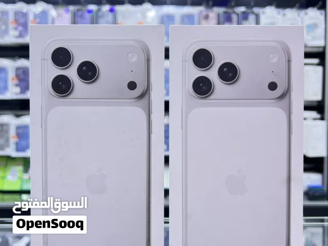iPhone 17 Pro Max 512 GB ايفون 17  برو ماكس جديد مسكر كفالة الوكالة سنة 512 جيجابايت متوفر ابيض