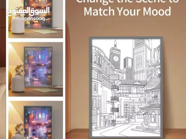 لوحه انوار طوكيو الليليه