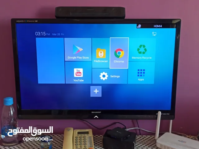 Home Theater Experience – Sharp 40” 3D LED TV + Lenovo Soundbar + Android TV Box – Just 35 OMR Only.