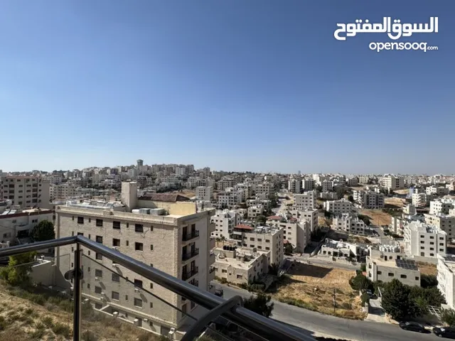 للسفر العاجل- بيع شقة طابق 3 مع روف دوبلكس مفروشة بإطلالة بانورامية-طريق المطار- خلف مدارس العالمية