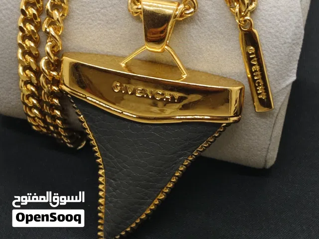 Givenchy Black Leather Shark Tooth Pendant Necklace Givenchy's Shark Tooth necklace is the perfect a