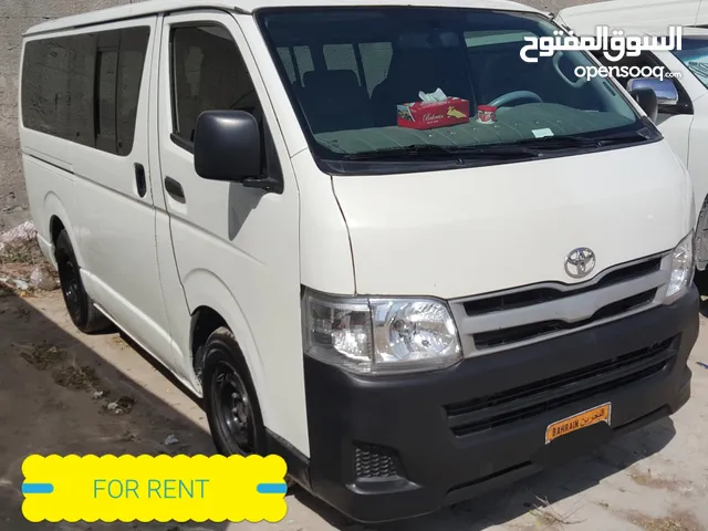 TOYOTA HIACE FOR RENT ON MONRHLY AND YEARLY BASIS