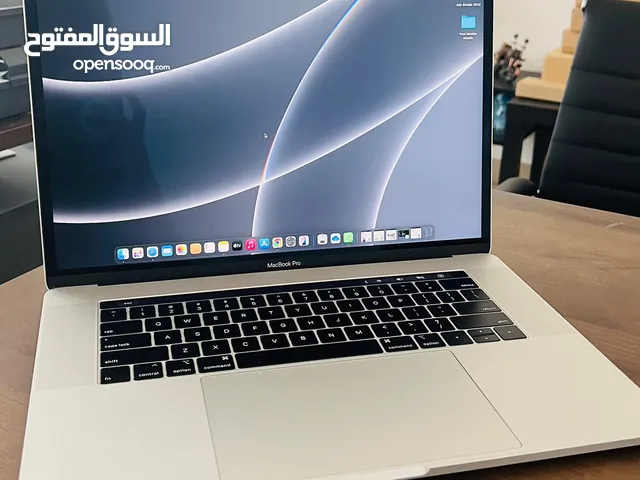 MacBook Pro 15” Touch Bar with 4 GB AMD radeon Pro Graphics.