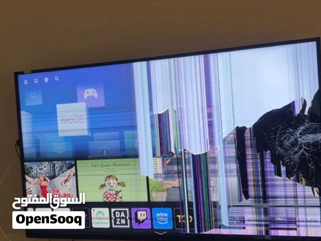 شاشه ال جي مكسره للبيع اعلى سوم بنبيع