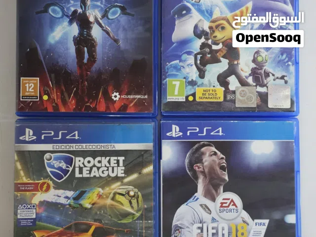 ألعاب بلي 4 مستخدمة