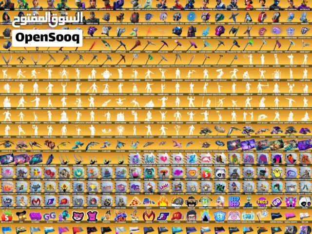 حساب فورتنايت حفل ملكي جدا قوي 1610 سكن ، 1439 رقصه
