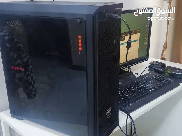 كمبيوتر gaming للبيع rx5600 xt 6gb ddr6 Ram 16 gb ddr4 msi b 450 tomahawk max