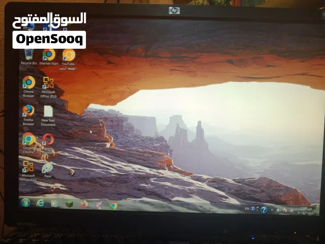 شاشتين hp كمبيوتر