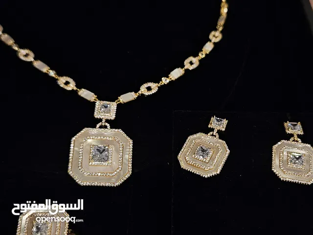 طقم مجوهرات زيركون
