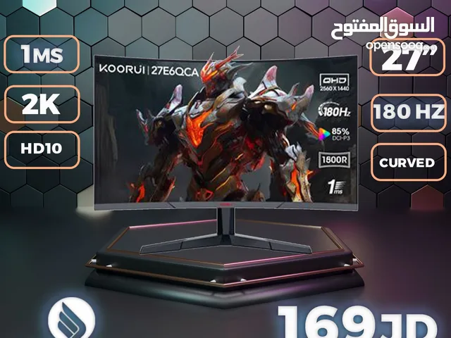 افضل واروع الشاشات koorui 27" 2k 180hz