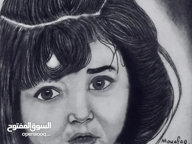لوحات فنية رسم يدوي حسب الطلب