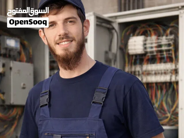 كهربائي متنقل منزلي او صناعي خدمه 24 ساعه العمل مكفول