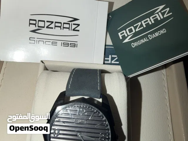 ساعة رجالية ROZRAIZ أصلية مع العلبة