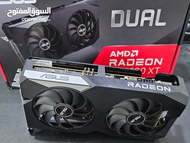 كرت شاشة 6600XT Asus Dual بحالة ممتازة للبيع