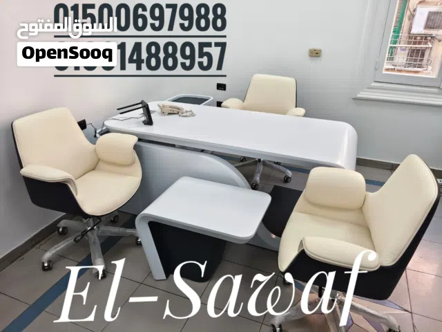 طقم مكتب مودرن فخم خشب طبيعي اثاث مكتبي-مكاتب مديرين-office manager