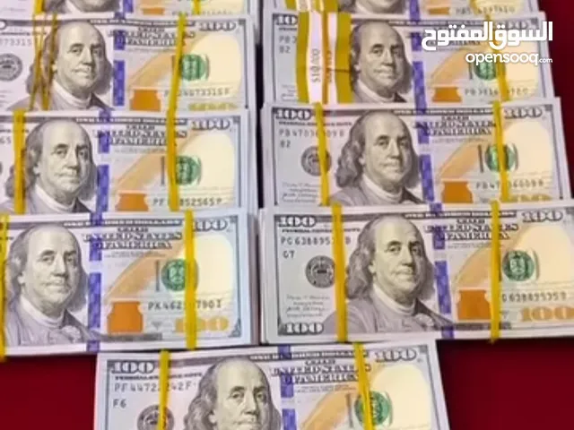 دولارات للبيع نضاميه على خصم 50بالميه للمشتري والك الفحص بطريقه الي تناسبك 10الف دولار 18الف ريال