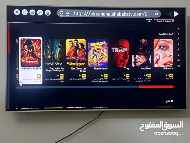 شاشة LG حجم 49 UHD 4k بيها كل التطبيقات والموصفات وريمونت ماوس كنترول