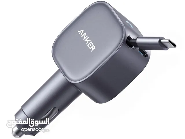 Anker Nano Car Charger (75W, USB-C Port, Built-In Retractable USB-C Cable)