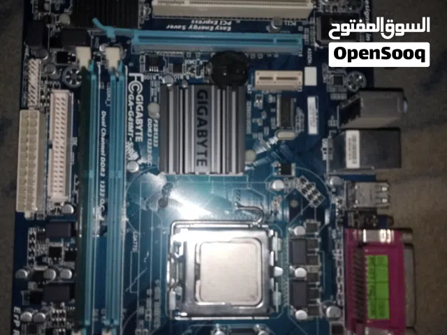 ماذربورد G14 + رام 2GB + بروسيسور Intel Pentium E6500