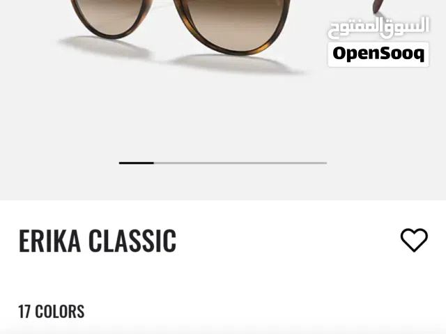 Ray-Ban Erika (إيريكا)، وهي موديل يتميز بتصميم كلاسيكي يجمع بين الأناقة والراحة.   .................