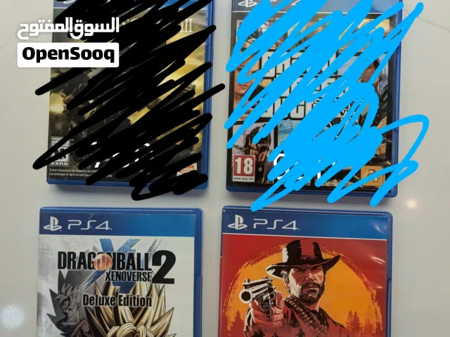 ألعاب PS4 مستعملة للبيع - Used PS4 games for sell