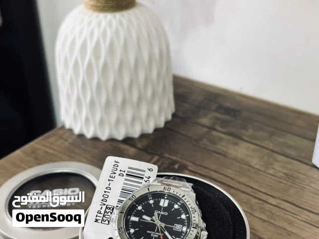 ساعة كاسيو (CASIO) أصلية جديدة كليًا بورقتها