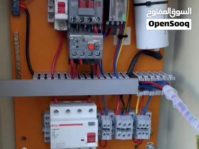 عمل انظمة الري ولوحات التحكم وتركيب التايمر للمضخات والغطاس