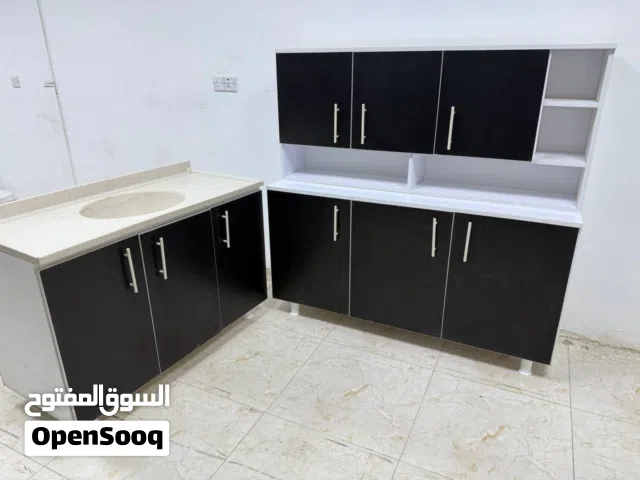 كاونتر خشب متر ونص مع سنك متر و20