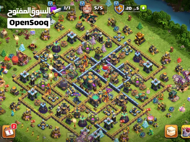 حساب كلاش اوف كلانس تاون 14 شبه ماكس مثلما موضح سعر الحساب 25 للاستفسار على الحساب راسلني واتساب