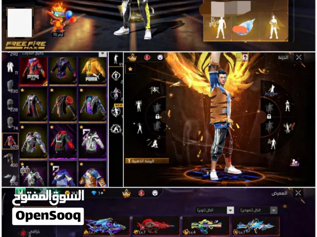 Free Fire Accounts and Characters for Sale in Damascus