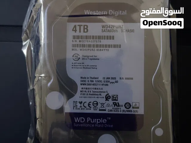 Western digital hard disk 4TB purple