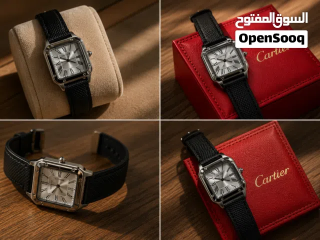 للبيع  ساعة Cartier بتصميم فاخر وأنيق ،السعر وباقي التفاصيل في الأسفل.