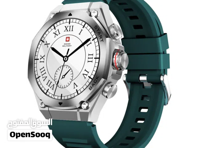 Swiss Military Smart Watch With Silicone Strap DOM 6 Green