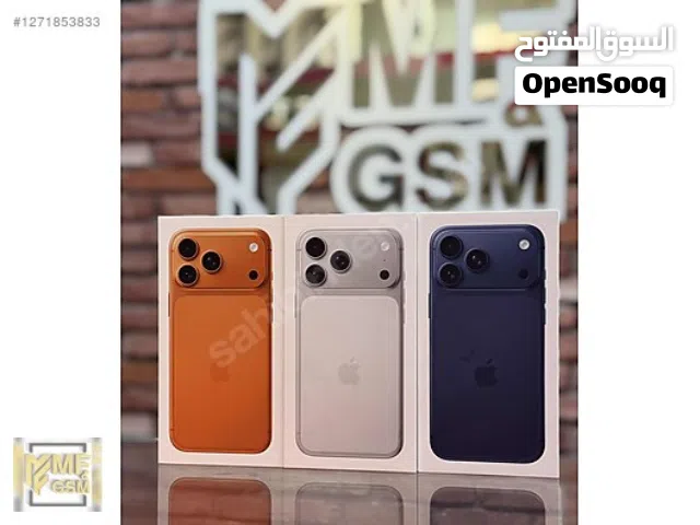 iphone 17 pro 256GB ايفون 17 برو جديد كفالة ابل لمدة 12 شهر من تاريخ الشراء الجهاز