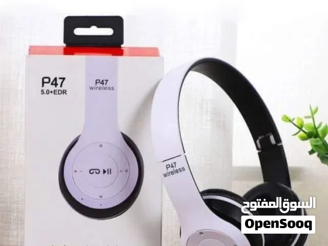 العنوان: سماعة P47 اللاسلكية الأصلية - صوت نقي وسعر خيالي!