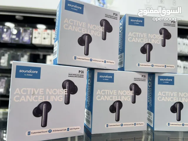 Anker P3i سماعات انكر اللاسلكية مزودة بنظام ب3 مايكروفون على كل سماعة لوضوح عالي جدا في المكالمات