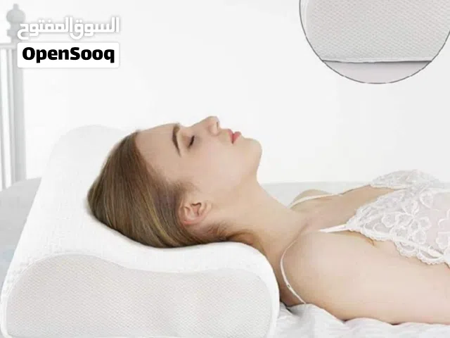 مخده الفوم الطبيه للنوم الوساده الطبيه أو الصحيه memory pillow مع وجه مخدة كفر وساده نوم