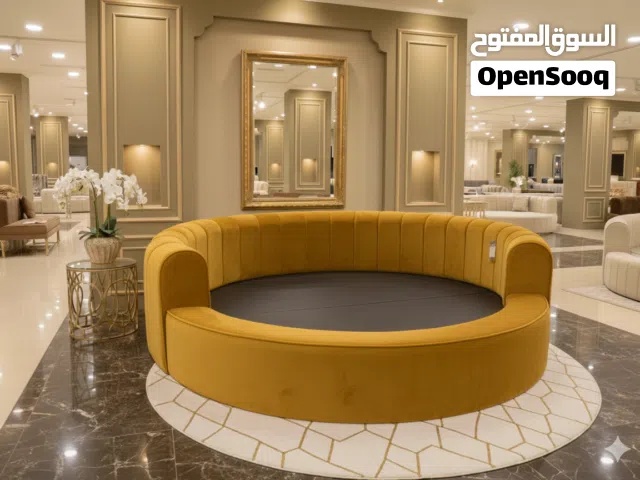 سرير مودرن تصميم الكابوتونيه دائري ملكي فخامة الفنادق في منزلك تصنيع حسب الطلب من المصنع مباشرة
