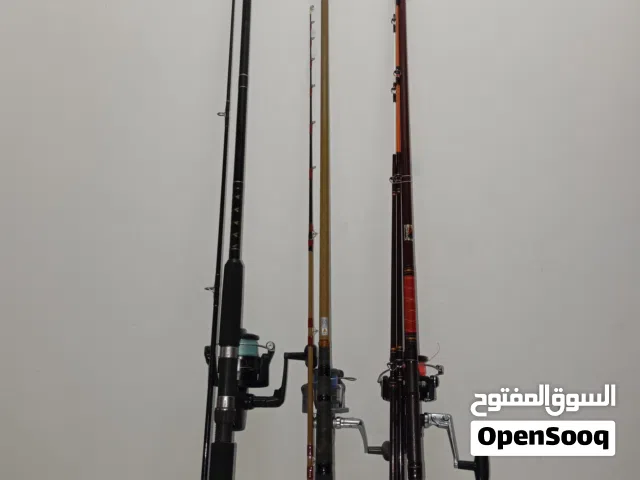 سناره لصيد الكاست لاسماك الشاطئ وارد اليابان سنارة صيد يابانى مكونه قصبة  وماكينه شيمانو ويروبى