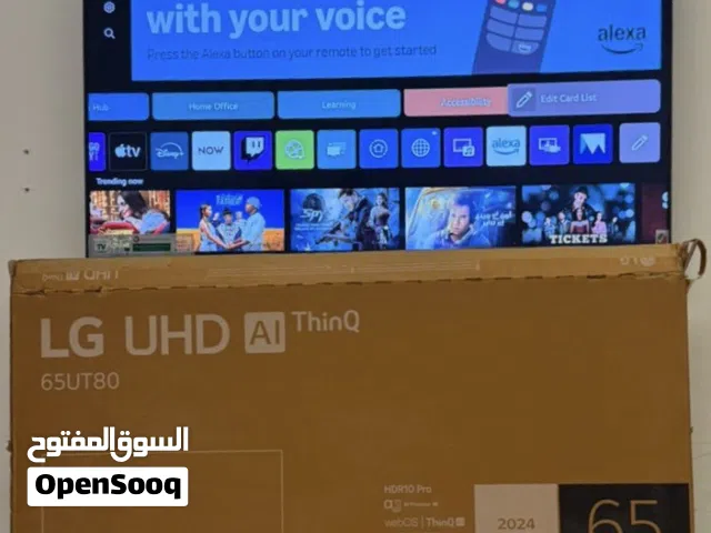 LG 65-inch UHD AI UT80 4K Smart TV (model number 65UT80