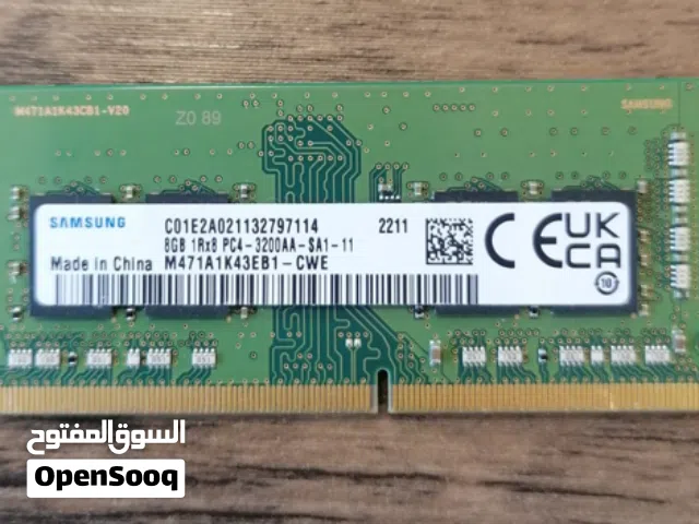رام Ram Laptop Samsung DDR4 8.G / 3200