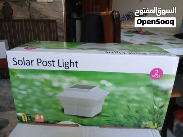 مصابيح زينة حديقة يعمل بالطاقة الشمسية العدد 4 مصابيح كل 2 بكارتونة اللون ابيض