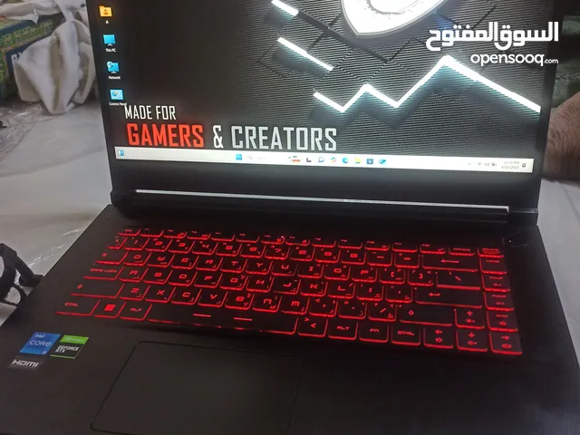 msi gaming laptop personal used
