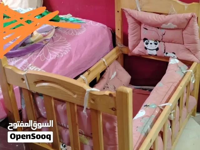 سرير أطفال 1.2*.9 خشب