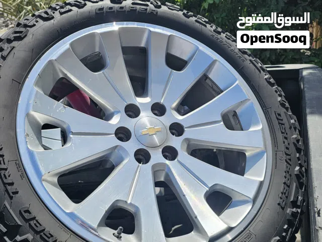 رنجات وتواير سلفرادو رنج 22 مع اطاراتهن