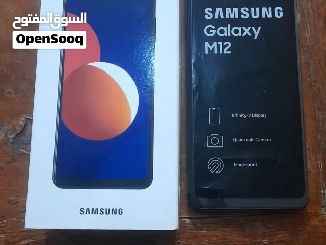 هاتف سامسونج 12m للبيع بحالة ممتازة الجهاز فل نظافة