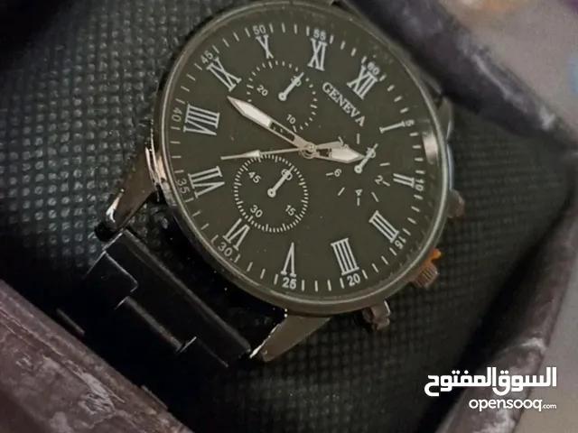 ساعة واحدة للرجال، أنيقة ليومي، طراز صناعي بقرص دائري