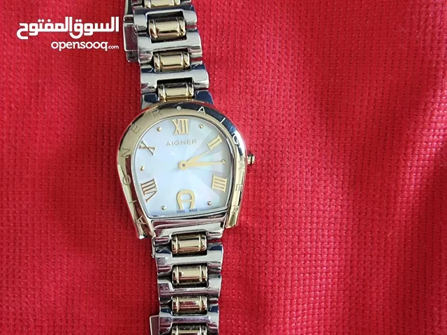 Aigner Watch Very good condition Metallic , Gold plated