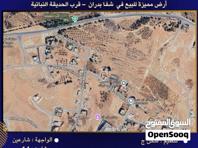 Residential Land for Sale in Amman Shafa Badran