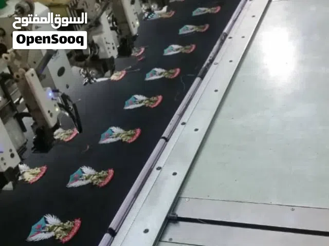 مكينه تطريز كمبيوتر 12 راس تطريز خيط وا تطريز ترتر وا تطريز عصاده